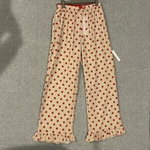lisa says gah xs polka dot ruffle pant